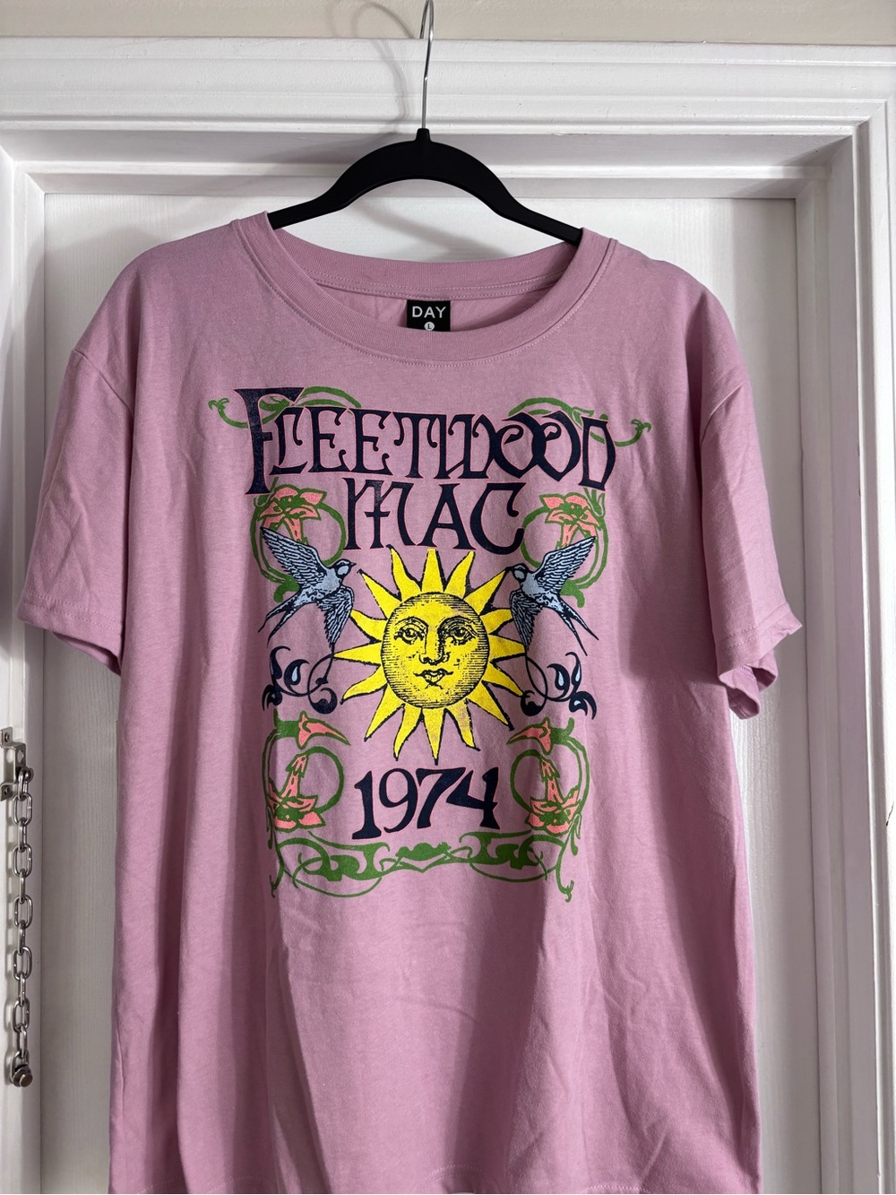 Daydreamer LA Graphic Tee - Fleetwood Mac 1974 Sun Print NWOT